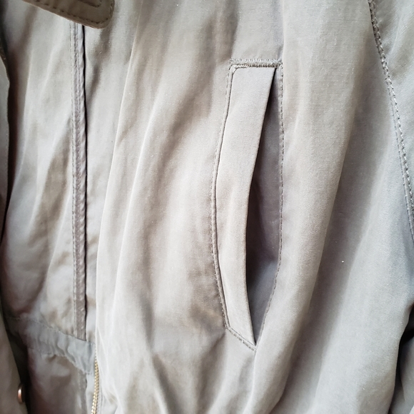 A New Day Army Green Drawstring Utility Jacket - S - Picture 4 of 16